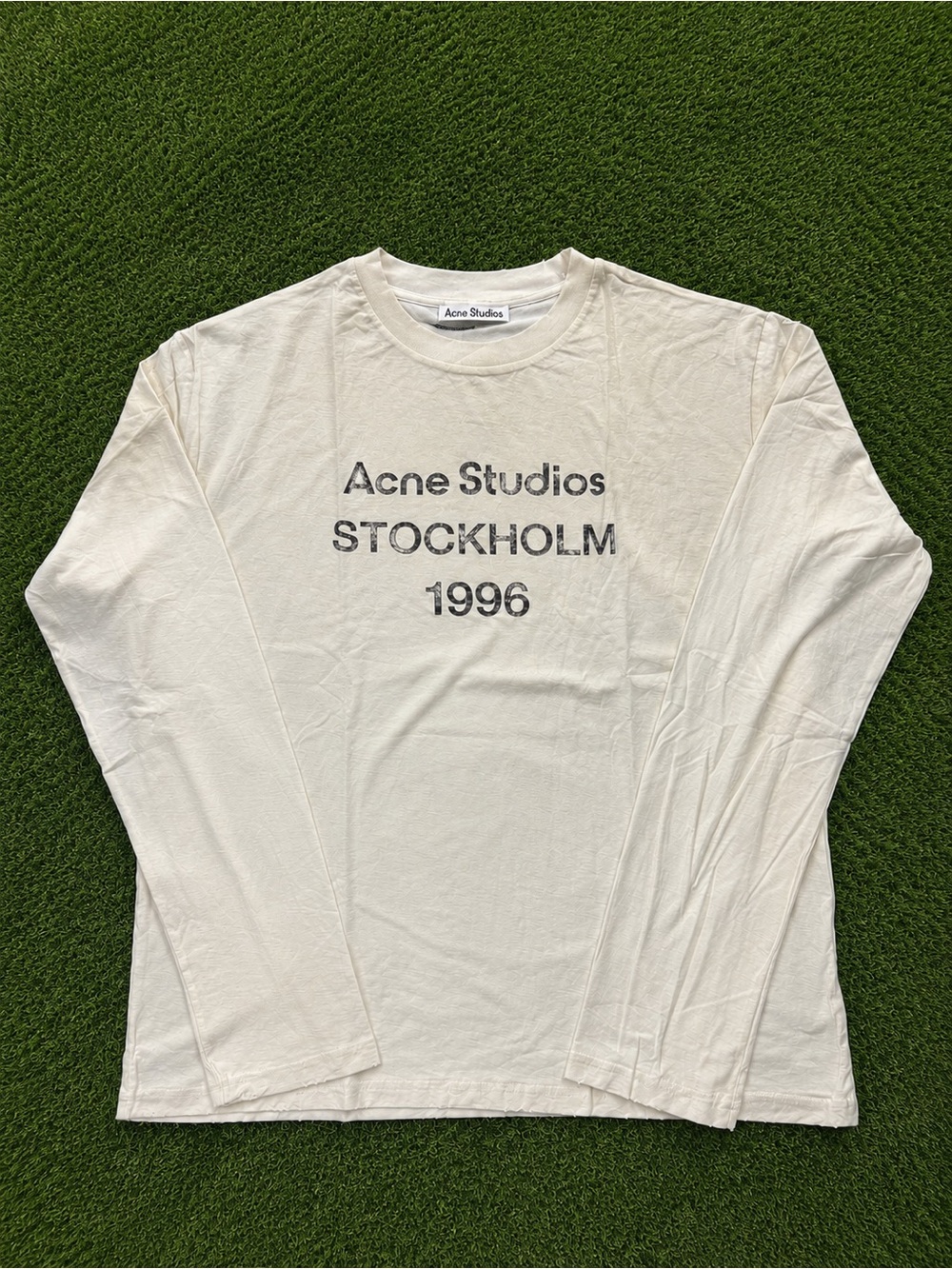 Acne Studios Stockholm 1996 White Thin Long Sleeve Size L